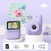 GREENKINDER Appareil Photo Instantané Enfant, 3.0" Grand Écran 14 MP Appareil Photo Enfant avec Carte de 32 Go & Papier d'impression, Appareil Photo Numérique Enfant Cadeau pour Enfants 3-12 Ans