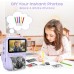 GREENKINDER Appareil Photo Instantané Enfant, 3.0" Grand Écran 14 MP Appareil Photo Enfant avec Carte de 32 Go & Papier d'impression, Appareil Photo Numérique Enfant Cadeau pour Enfants 3-12 Ans