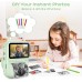 GREENKINDER Appareil Photo Instantané Enfant, 3.0" Grand Écran 14 MP Appareil Photo Enfant avec Carte de 32 Go & Papier d'impression, Appareil Photo Numérique Enfant Cadeau pour Enfants 3-12 Ans