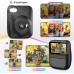 GREENKINDER Appareil Photo Instantané Enfant, 3.0" Grand Écran 14 MP Appareil Photo Enfant avec Carte de 32 Go & Papier d'impression, Appareil Photo Numérique Enfant Cadeau pour Enfants 3-12 Ans, Noir