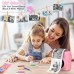 GREENKINDER Appareil Photo Enfant Instantanée, GREENKINDER 2,4 Pouces Écran 1080P Appareil Photo Numérique Enfant avec 32GB Carte & Papier d'impression, Stylos Colorés, Cadeau pour Filles Garçons de 3-12 Ans