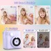 GREENKINDER Appareil Photo Enfant Instantanée, GREENKINDER 2,4 Pouces Écran 1080P Appareil Photo Numérique Enfant avec 32GB Carte & Papier d'impression, Stylos Colorés, Cadeau pour Filles Garçons de 3-12 Ans