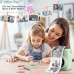 GREENKINDER Appareil Photo Enfant Instantanée, GREENKINDER 2,4 Pouces Écran 1080P Appareil Photo Numérique Enfant avec 32GB Carte & Papier d'impression, Stylos Colorés, Cadeau pour Filles Garçons de 3-12 Ans
