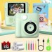 GREENKINDER Appareil Photo Enfant Instantanée, GREENKINDER 2,4 Pouces Écran 1080P Appareil Photo Numérique Enfant avec 32GB Carte & Papier d'impression, Stylos Colorés, Cadeau pour Filles Garçons de 3-12 Ans