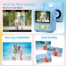 Appareil Photo Enfant Instantanée, GREENKINDER 2,4 Pouces Écran 1080P Appareil Photo Numérique Enfant avec 32GB Carte & Papier d'impression, Stylos Colorés, Cadeau pour Filles Garçons de 3-12 Ans