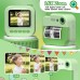 Appareil Photo Instantané Enfant, GREENKINDER 1080P 2.4" Appareil Photo Enfant avec Carte 32GB, Appareils Photos Numériques pour Enfants avec Papier D'impression et DIY Stylos, Cadeau Enfants 3-12 Ans