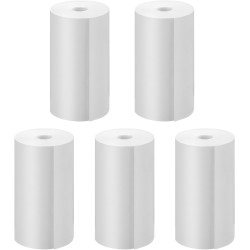 GREENKINDER Lot de 5 Rouleaux de Papier D'Impression Thermique pour Appareil Photo Enfant, Papier Thermique Instantané pour Appareil Photo Enfant, Accessoires Photo Instantanés