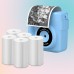 GREENKINDER Lot de 5 Rouleaux de Papier D'Impression Thermique pour Appareil Photo Enfant, Papier Thermique Instantané pour Appareil Photo Enfant, Accessoires Photo Instantanés